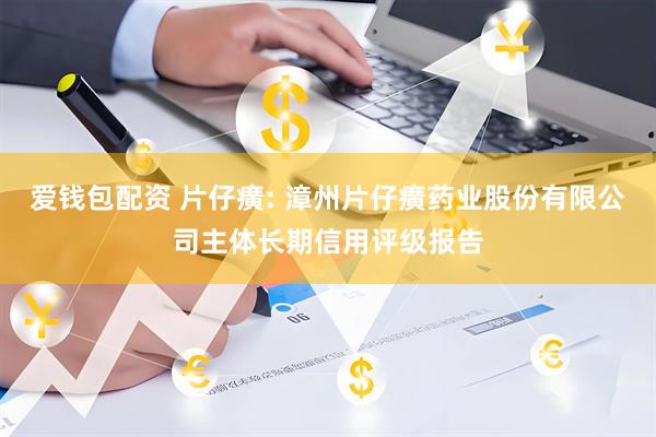 爱钱包配资 片仔癀: 漳州片仔癀药业股份有限公司主体长期信用评级报告